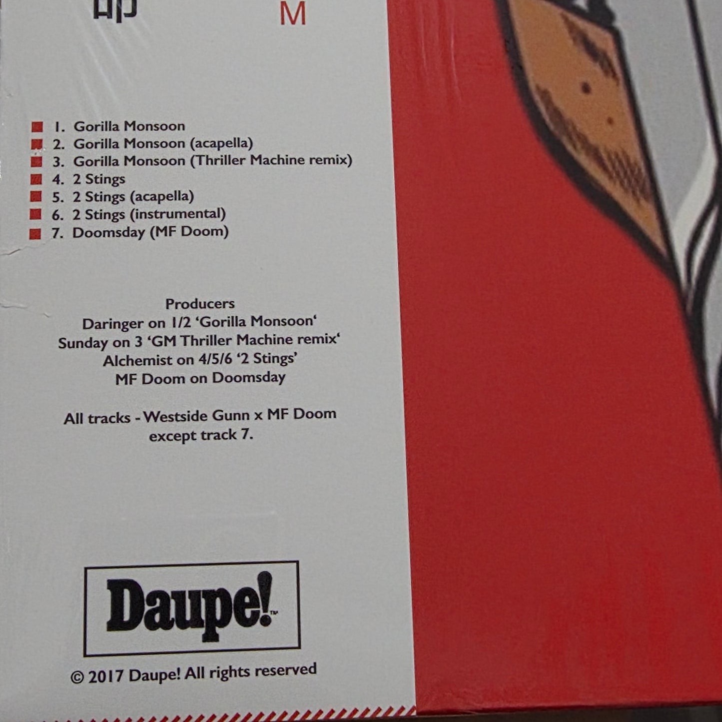 MF Doom, Tatsuro Yamashita, Westside Gunn MIX TAPE "COLOURED VINYL RECORD"