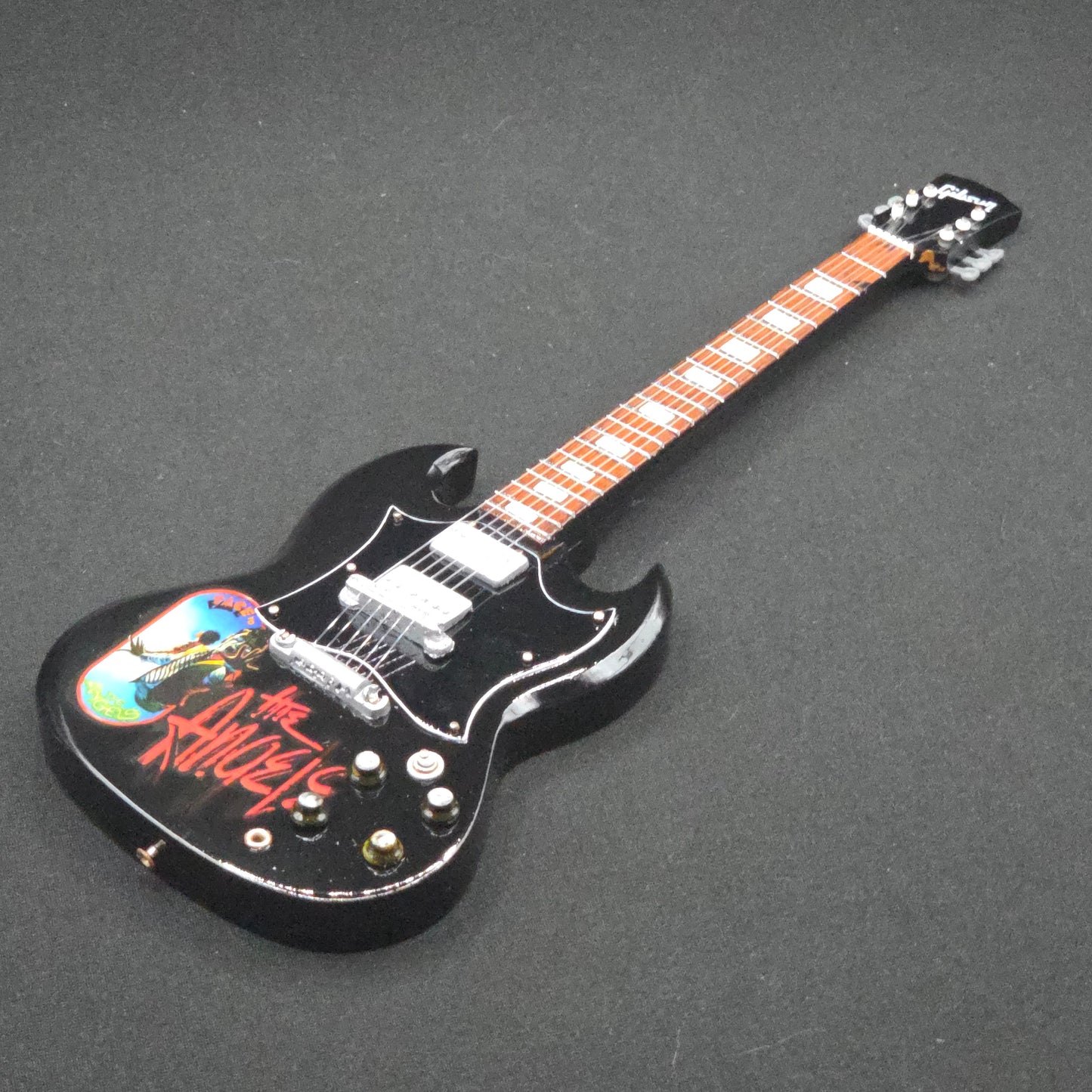 Miniature Guitar - The Angels Gibson SG - Model Guitar Inc Stand