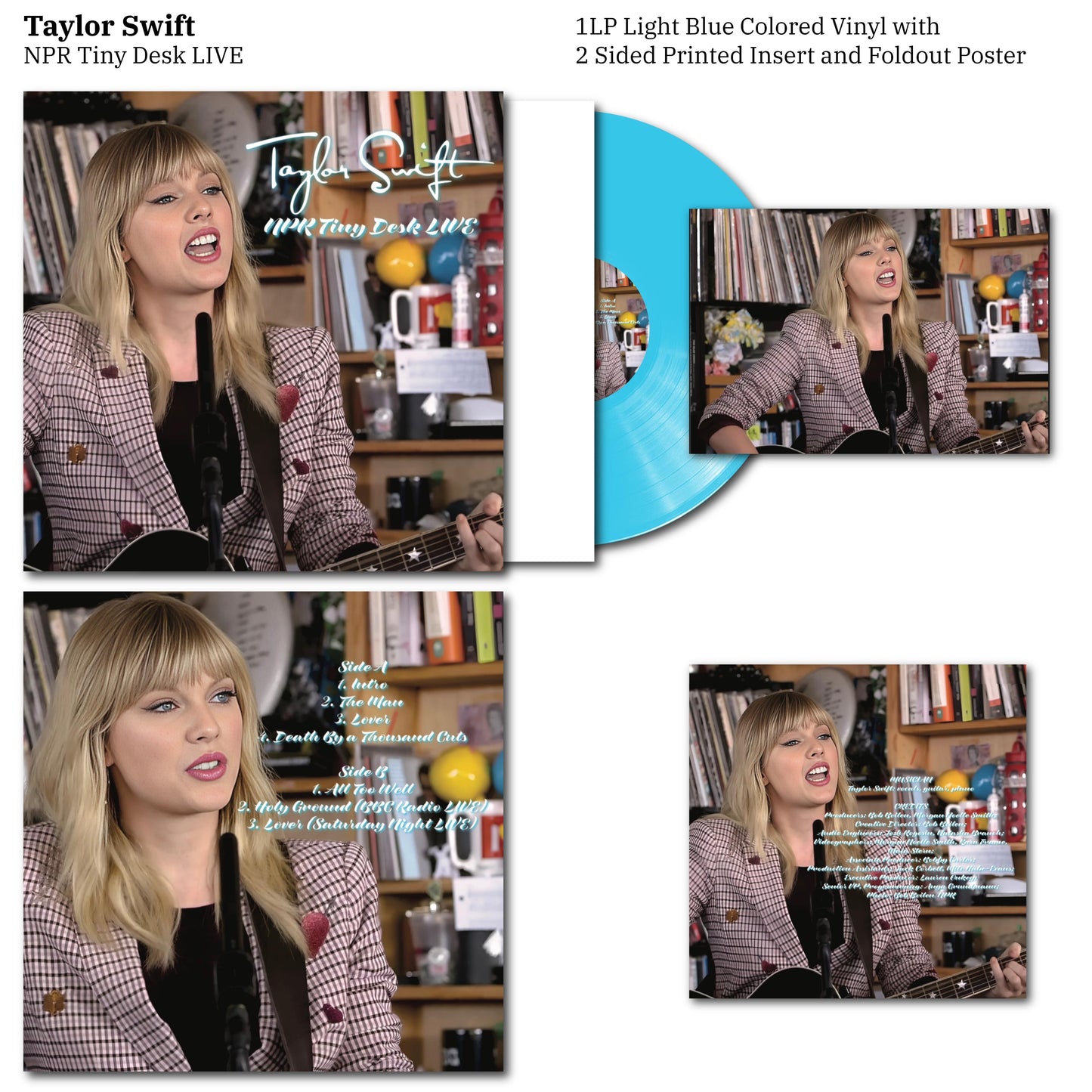 Taylor Swift - NPR Tiny Desk Concert  Vinyl Record LP