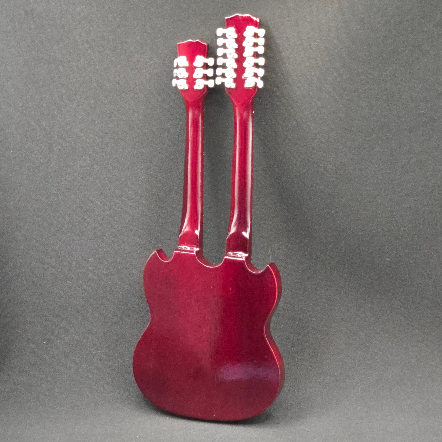 Miniature Guitar - Jimmy Page Double Neck Gibson SG  - Model Guitar Inc Stand