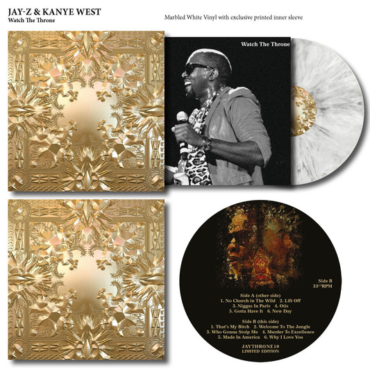 Kanye West & Jay-Z - Watch The Throne - Vinyl Record LP