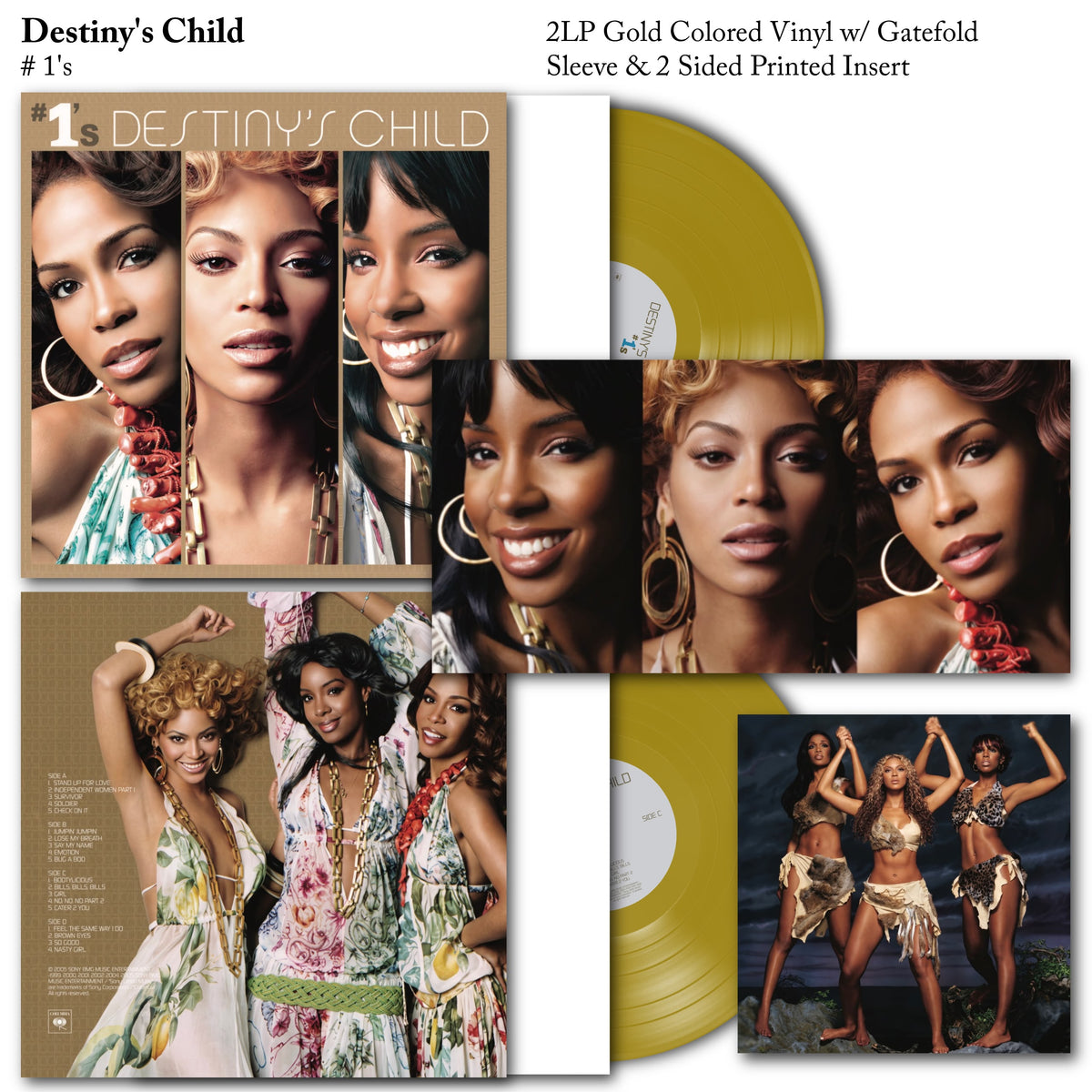 Destinys Child - #1's ( Greatest Hits/Best Of) Vinyl Record 2LP Number Ones