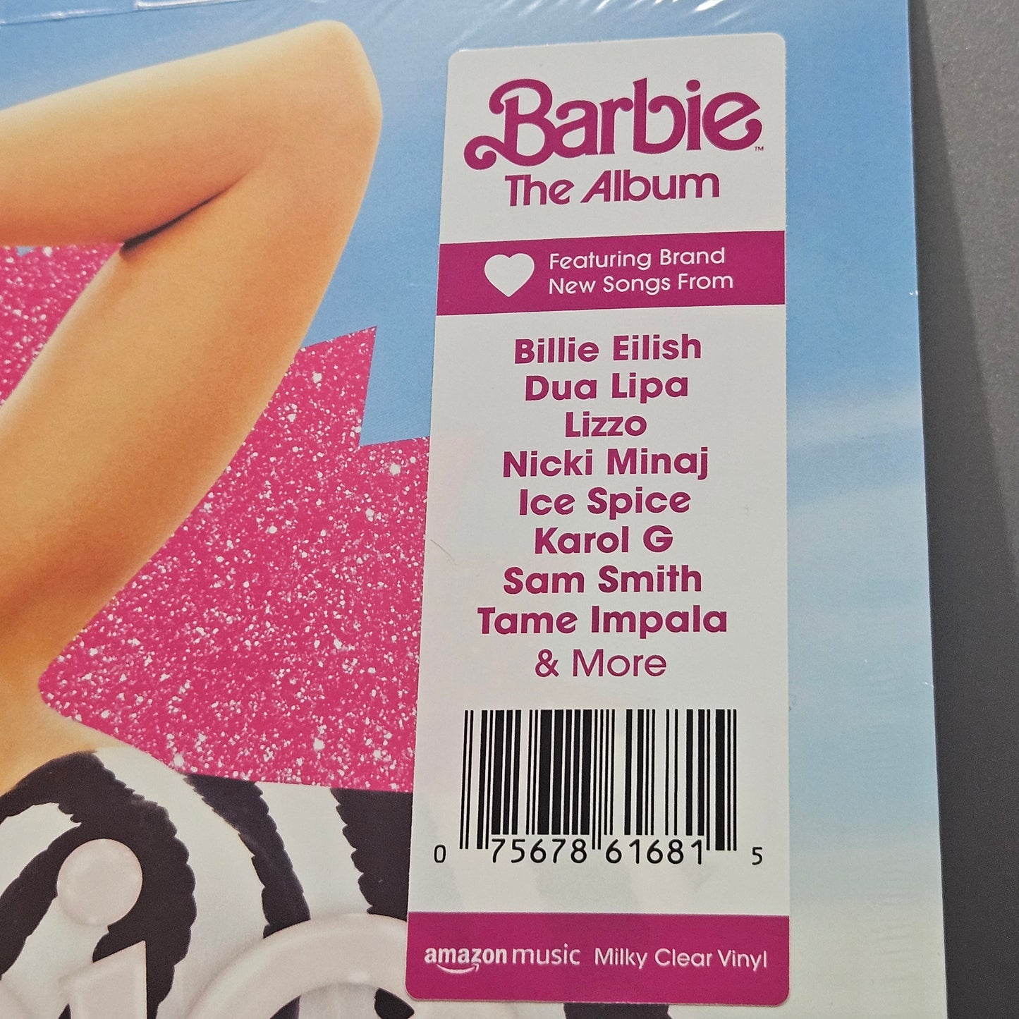 BARBIE THE ALBUM MILKY CLEAR VINYL