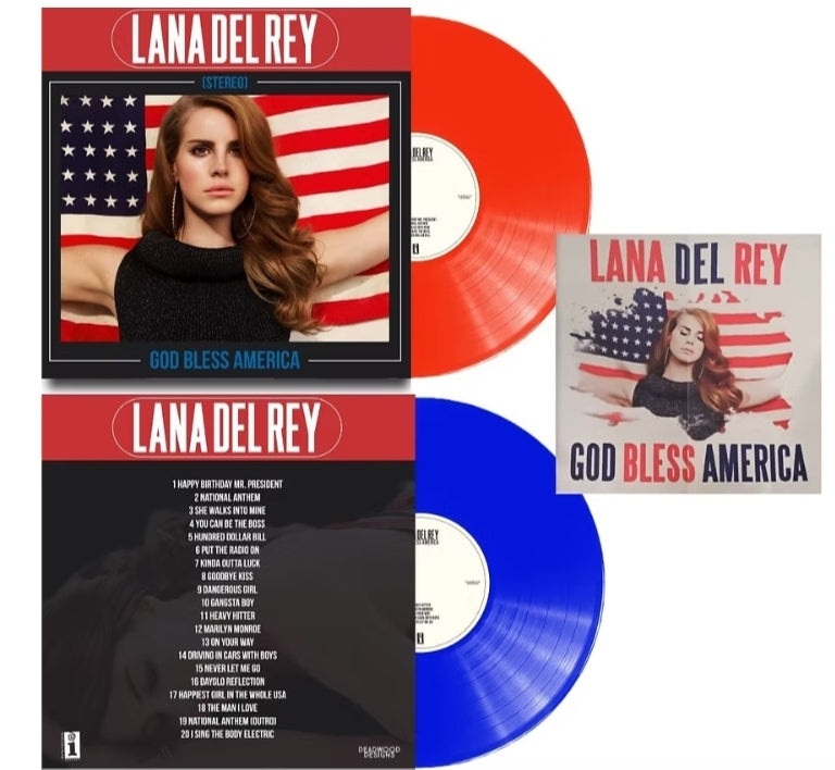 Lana Del Rey – God Bless America "2LP COLOURED VINYL RECORD"