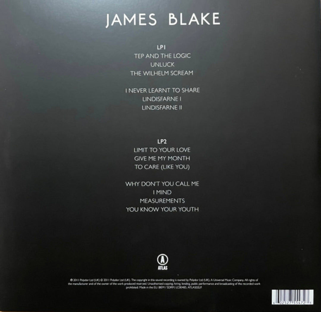 James Blake - James Blake (2xLP, Album, RE) Vinyl Record / LP