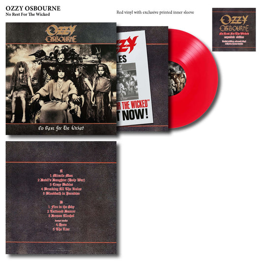 Ozzy Osbourne - No Rest For The Wicked Vinyl Record LP