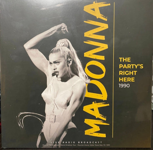 MADONNA THE PARTYS RIGHT HERE LIVE IN DALLAS 1990 VINYL RECORD
