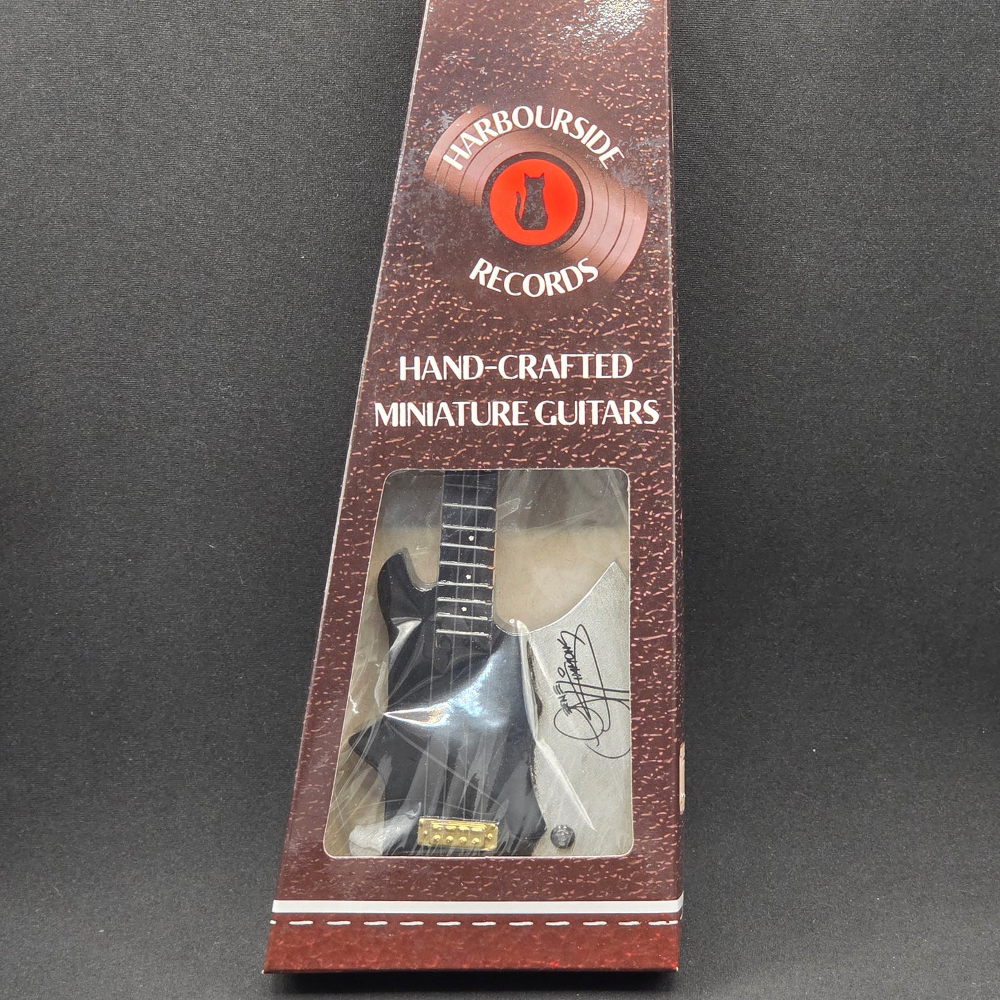 Miniature Guitar - Gene Simmons Kiss Axe Bass - Model Guitar Inc Stand