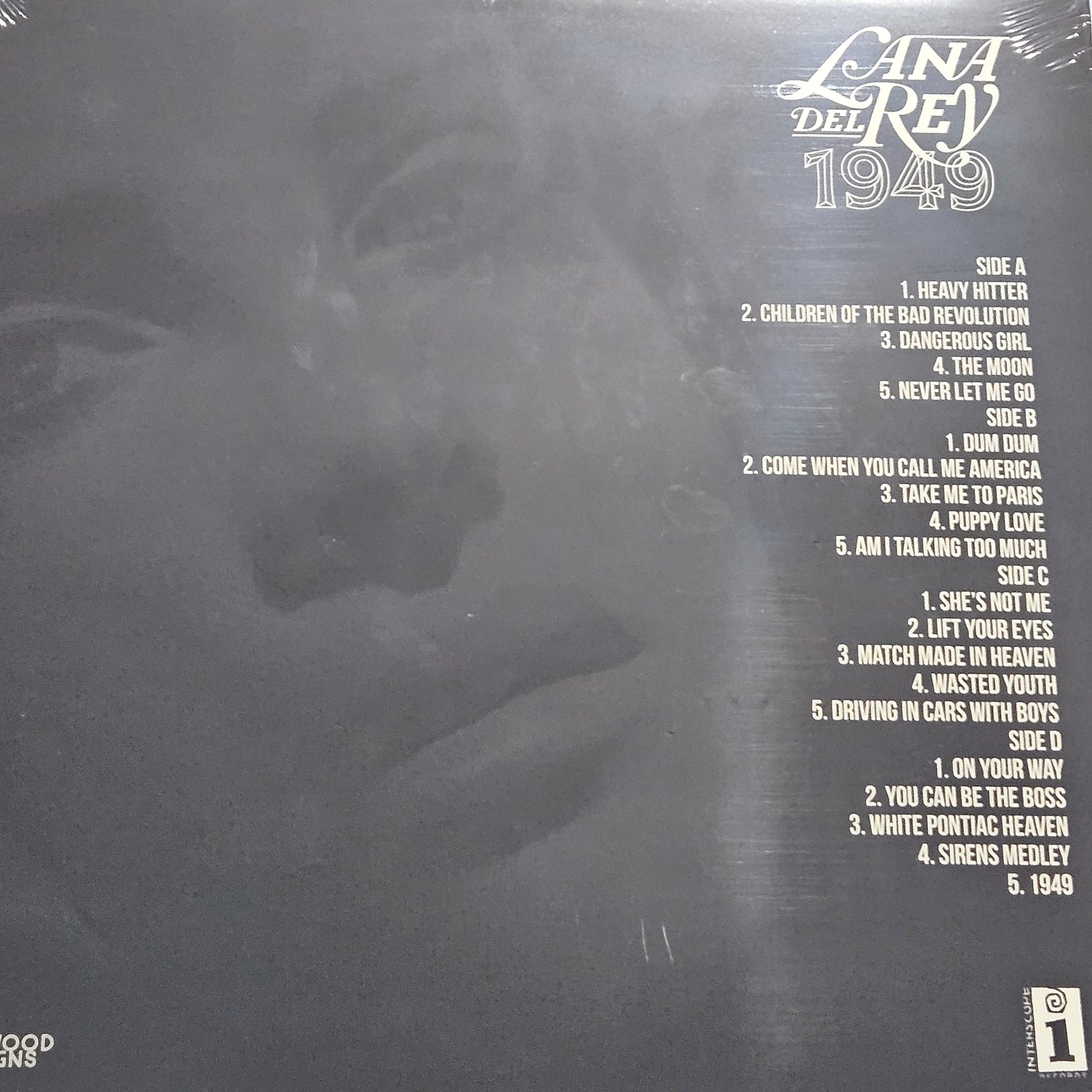 LANA DEL REY 1949 MIXTAPE 2LP WHITE VINYL RECORD UNOFFICIAL RARE